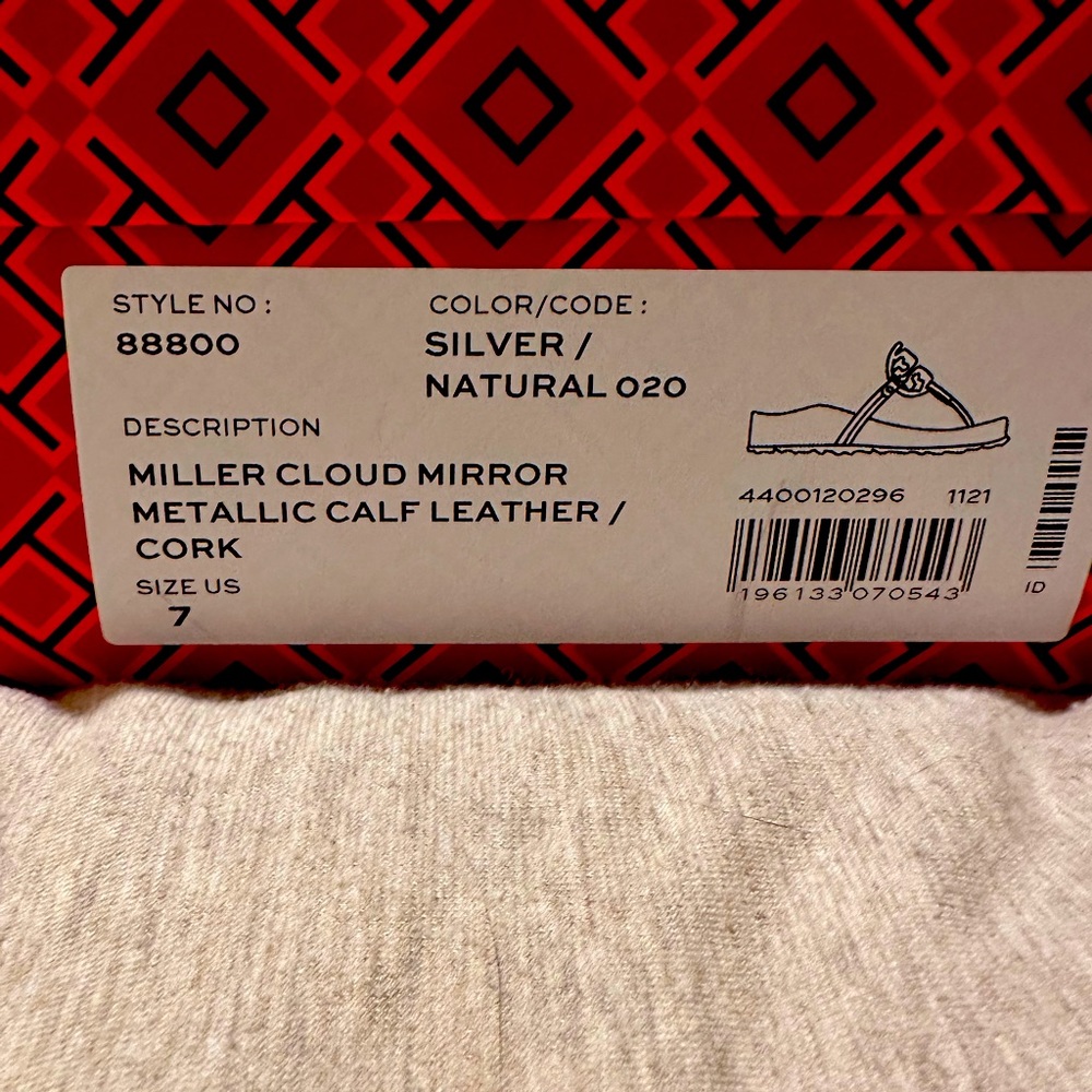 Brand new in box Tory Burch Miller Cloud Sandal